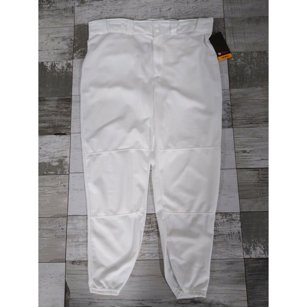 Wilson Softball Pants Men's XL White NWT Baseball A4376